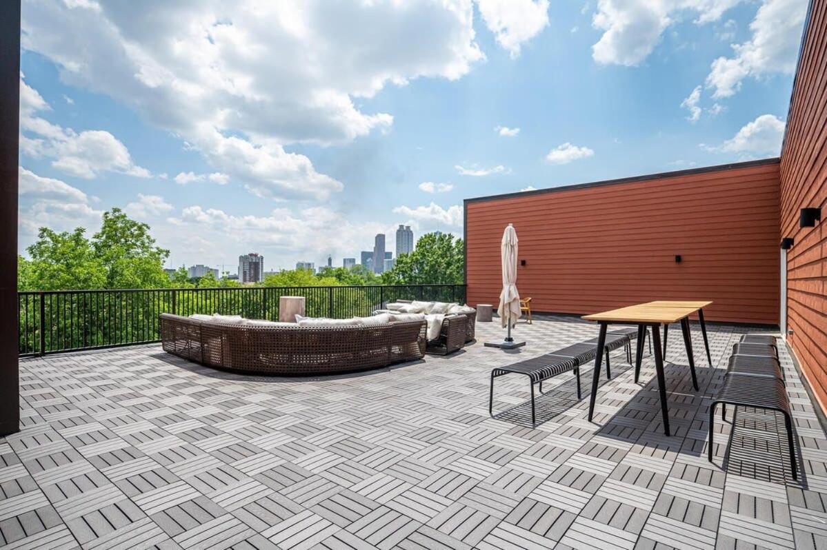 Downtown New Built Roof Top Balcony City View 525Pkwy Atlanta Buitenkant foto
